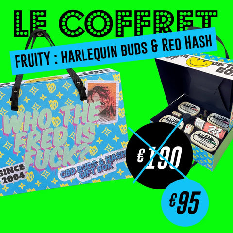 Le Coffret CBD :  inkl. 4 Harlequin Buds und 4 Red Hash